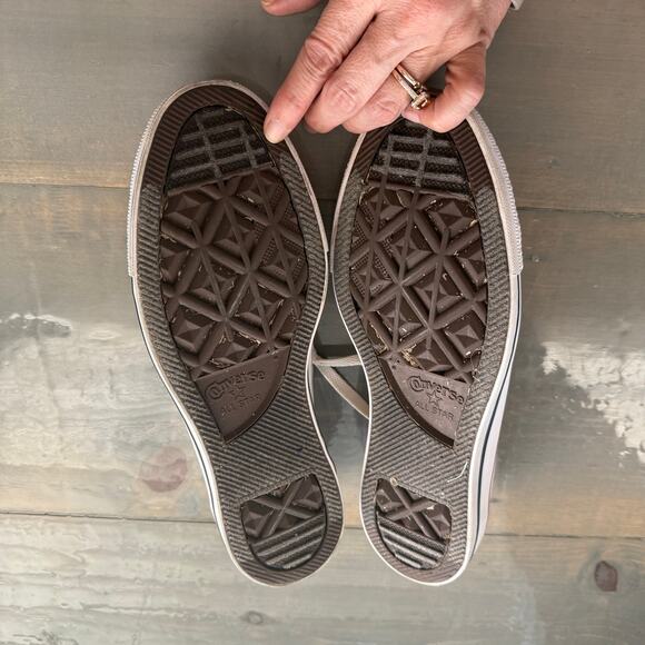 Converse Unisex Natural Ivory Chuck Taylor All Star Canvas Sz 9 - Picture 13 of 16